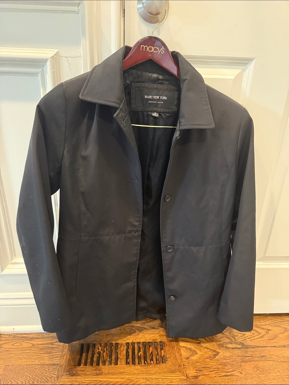 Marc New York Black L rain Jacket